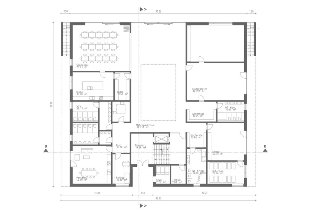 Haus für Kinder Rohr Grundriss
